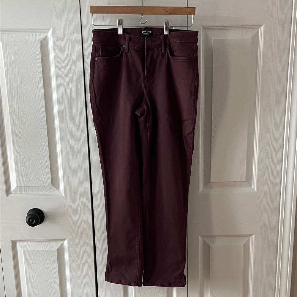 NYDJ Curves 360 Deep Red Jeans